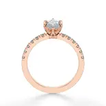 Pierścionek z diamentem markiza 0.70 ct różowe złoto SBPZ_093